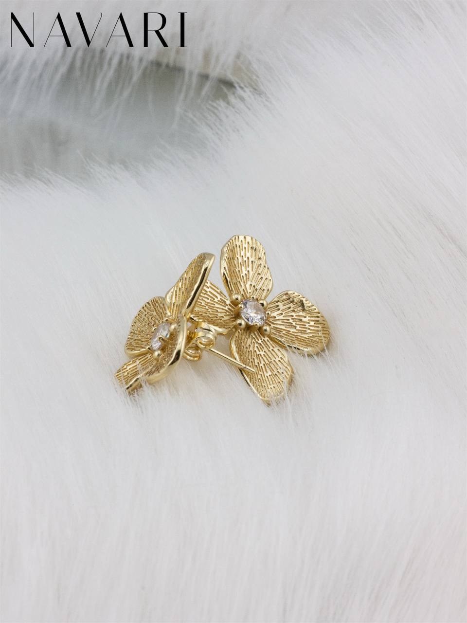 "Floral Femininity" Stainless Steel Earrings