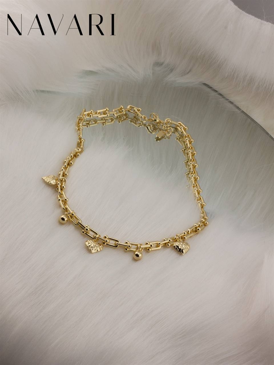 Naszyjnik ze stali "Serce