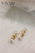 "Pearl Beauty" Stainless Steel Earrings