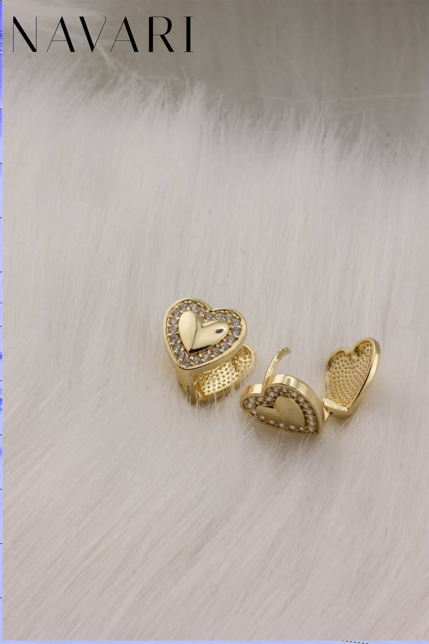 "Heart of Love" Stainless Steel Earrings