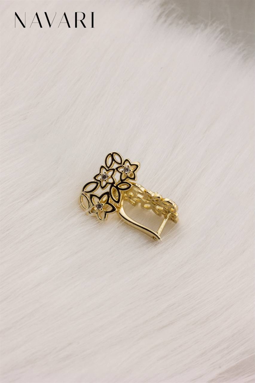 "Floral Beauty" Stainless Steel Earrings