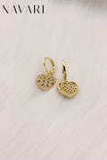 "Romantic Heart" Stainless Steel Earrings