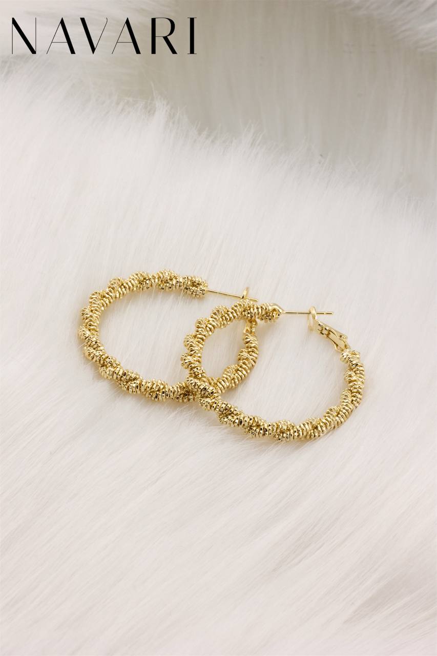 "Lux Round" Stainless Steel Earrings