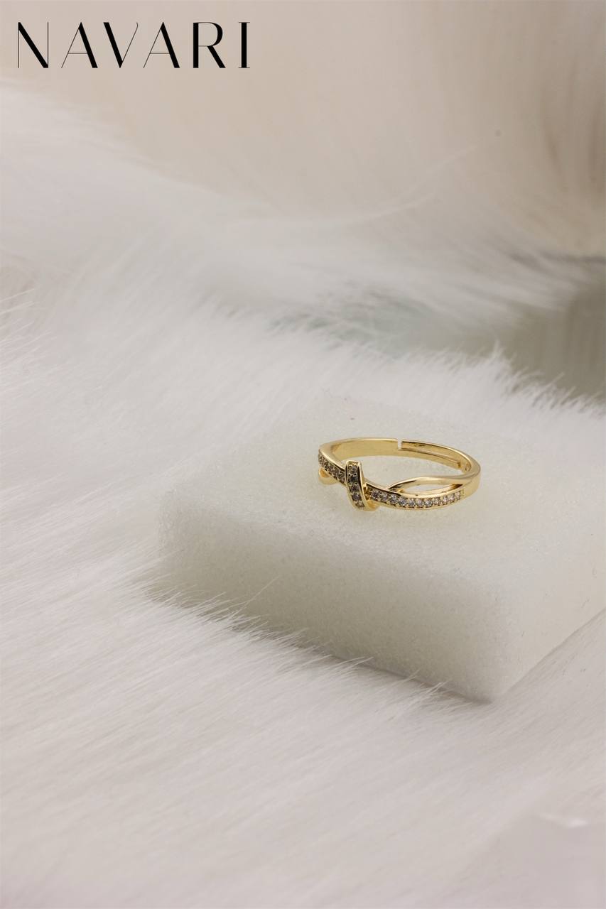 Stainless Steel Ring 'Modern Glow'