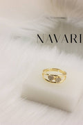 Stainless Steel Ring 'Exceptional Accent'