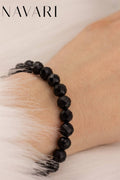 "Shielding Strength" 8.5mm Black Tourmaline Bracelet