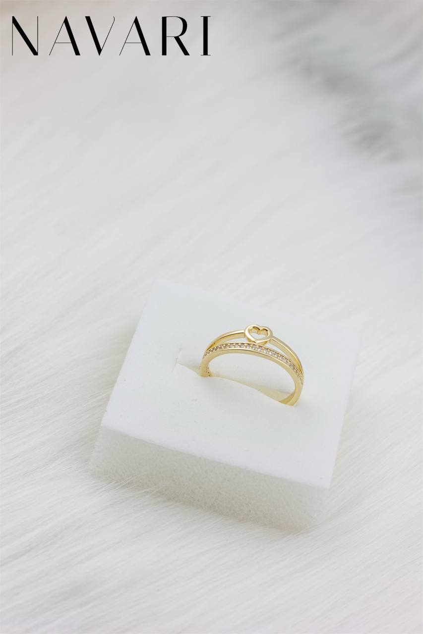 Stainless Steel Ring 'Sweet Heart'