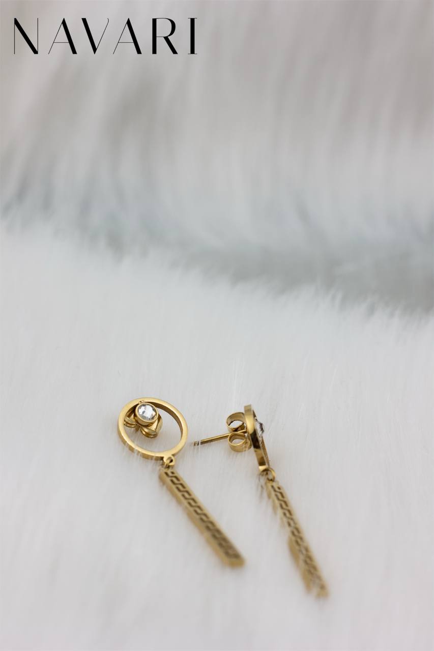 Hypoallergenic Long Steel Earrings
