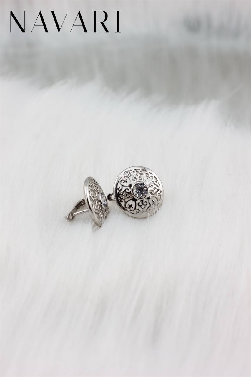 "Pure Form" Stainless Steel Earrings