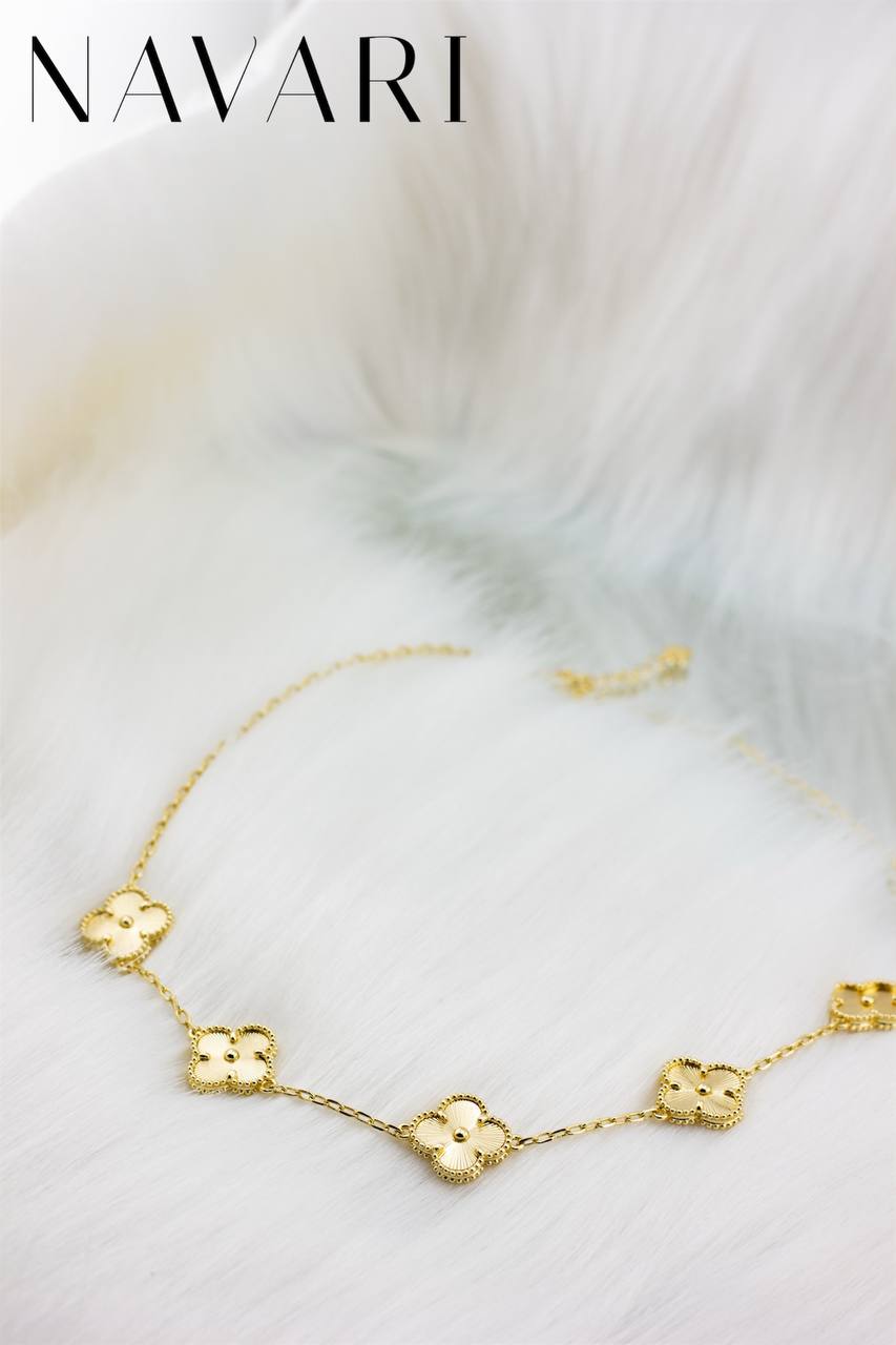 Surgical Steel 'Lucky Clovers' Necklace