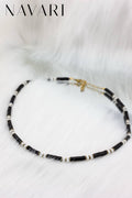 Necklace made of onyx "Quiet Strength"