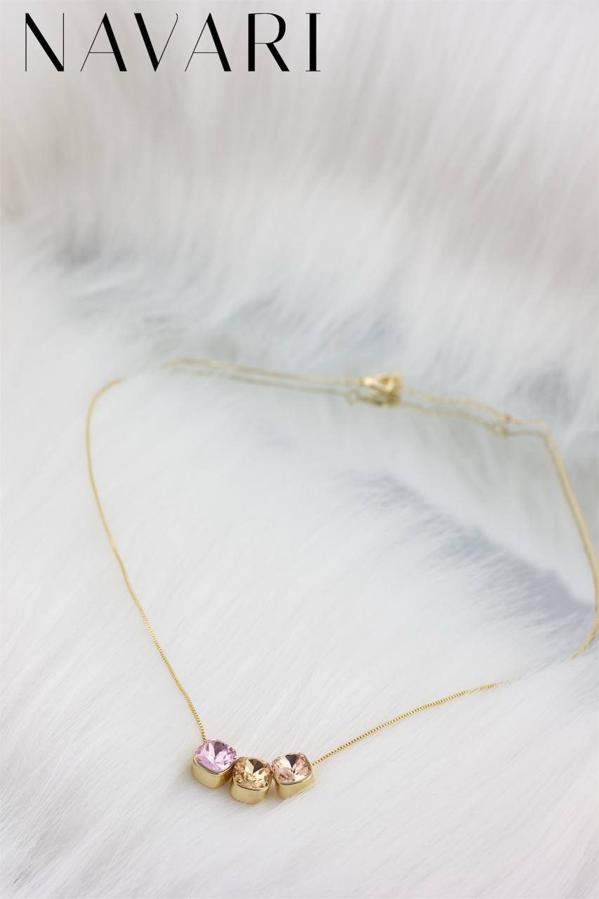 Stainless Steel Necklace 'Bud of Hope'