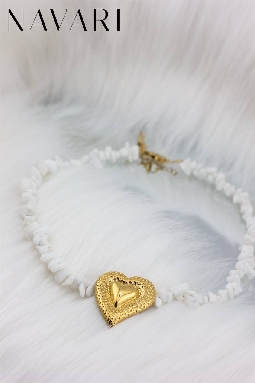 Stainless Steel Ring 'Mysterious Heart'