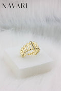 Stainless Steel Ring 'Modern Flair'