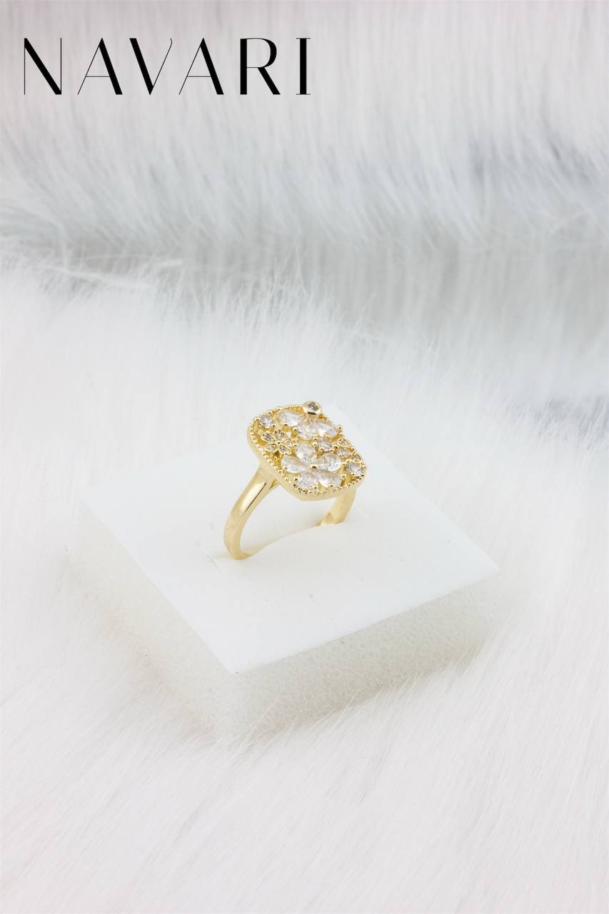 Stainless Steel Ring 'Zirconia Touch'