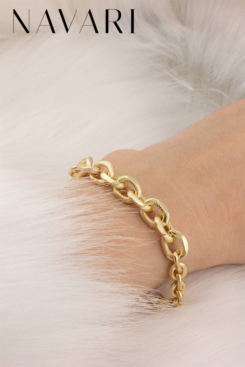 "Gold Balance" Stainless Steel Bracelet