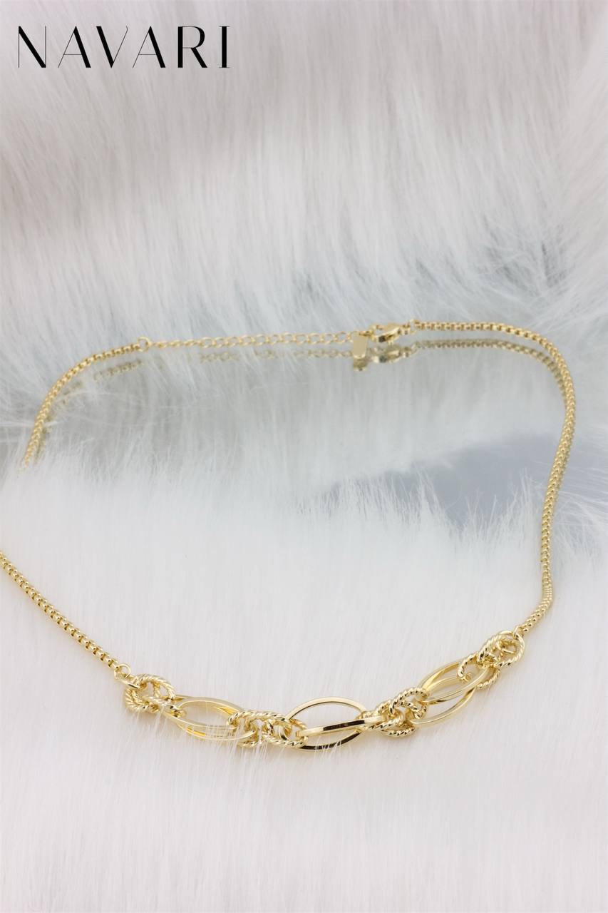 Stainless Steel Necklace 'Elegant Touch'