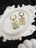 "Floral Delicacy" Stainless Steel Earrings