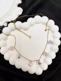 Stainless Steel Necklace "Butterflies"
